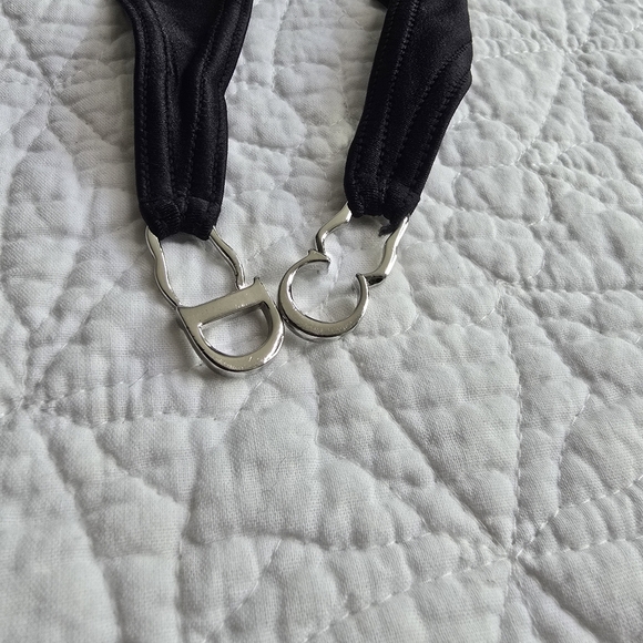 Christian Dior Strapless Front Buckle Bikini Top CD Clasp - Picture 10 of 14